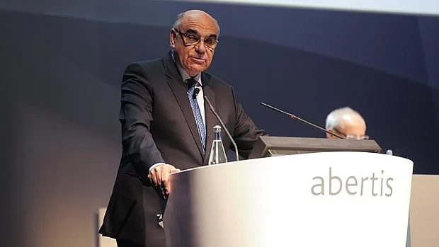 Salvador Alemany, presidente de Abertis, en la última junta de accionistas