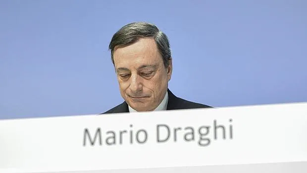 Mario Draghi, tras anunciar el pasado jueves una nueva rebaja de tipos