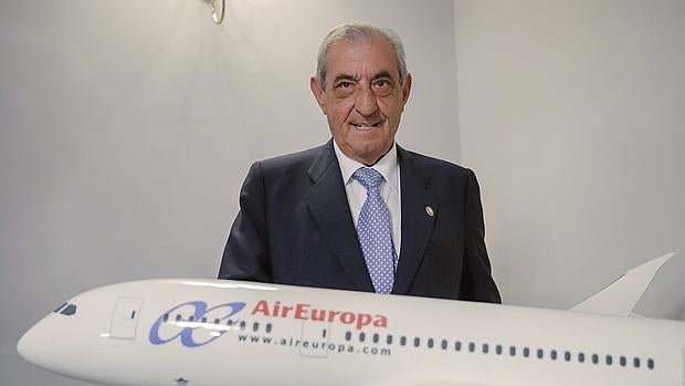 El presidente del grupo Globalia, al que pertenece Air Europa, Juan José Hidalgo