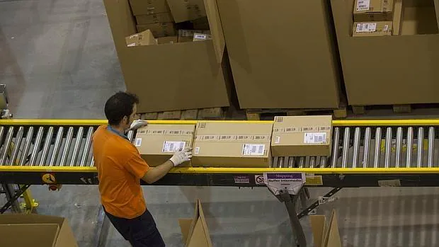 Centro logístico de Amazon en Madrid