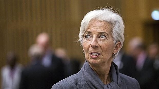 La directora del Fondo Monetario Internacional (FMI), Christine Lagarde, asiste al seminario sobre arquitectura financiera internacional "de Nankin a París", en París