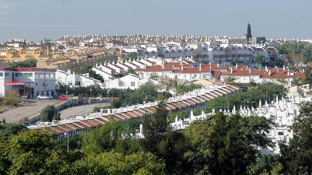 Vista de Tomares, en el Aljarafe sevillano