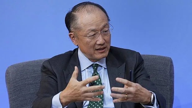 El presidente del Banco Mundial, Jim Yong Kim, en una conferencia en Londres