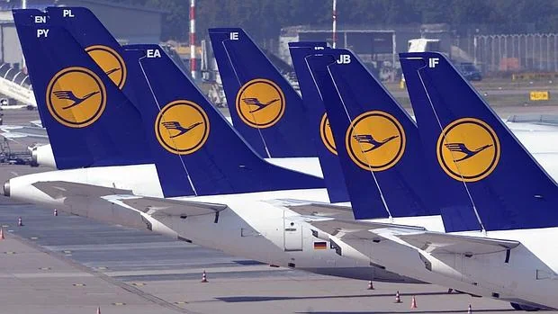 Aviones de la aerolínea de Lufthansa