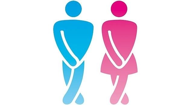 Símbolo de la incontinencia urinaria