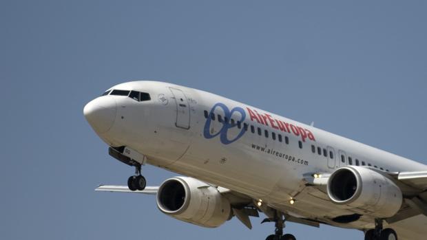 Imagen de una avión de Air Europa