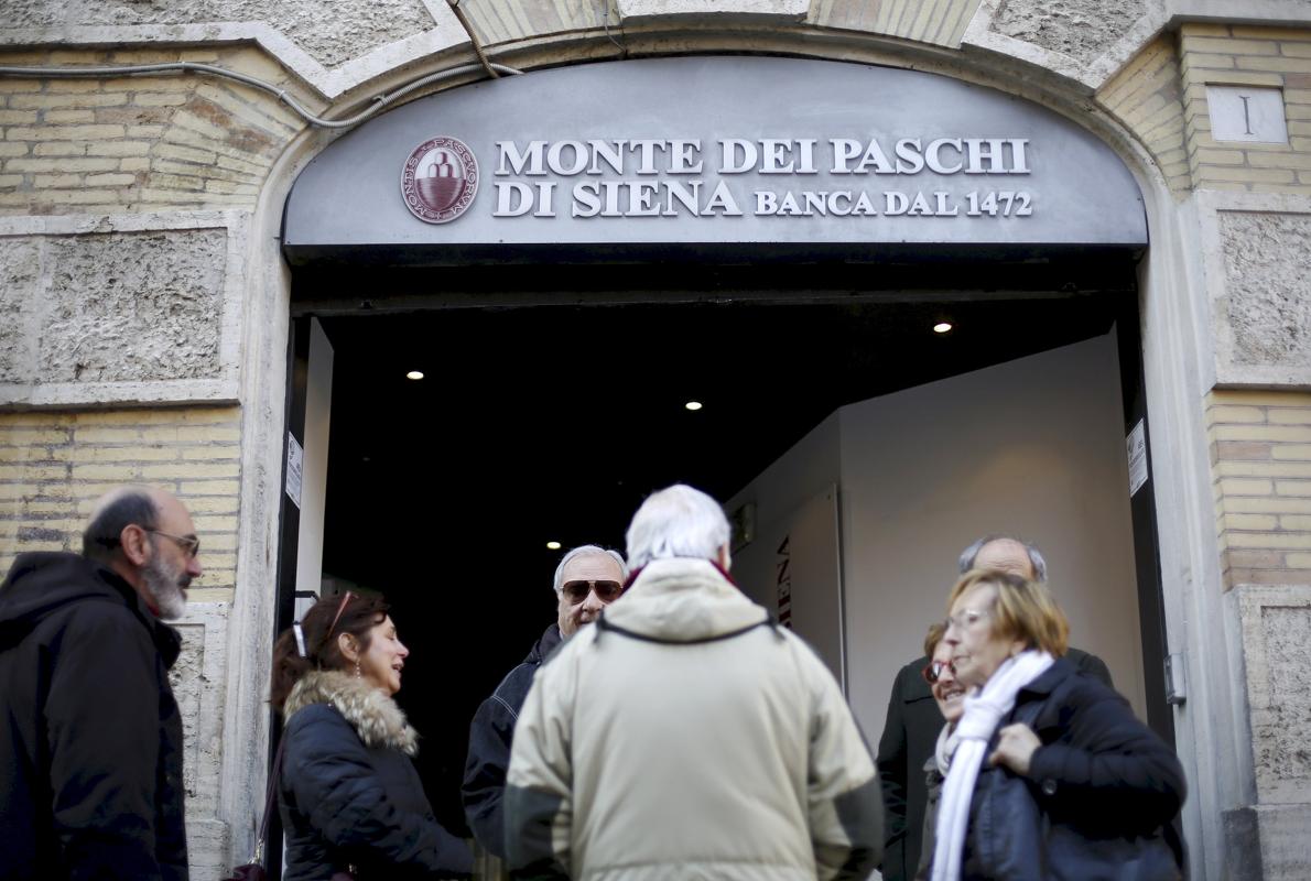 Las acciones del Monte dei Paschi di Siena se han hundido este lunes casi un 14%