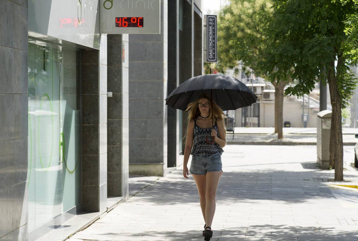 Altas temperaturas en Lleida