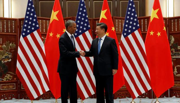 Barack Obama y Xi Jinping, ayer ante de la inauguración del G-20 en China