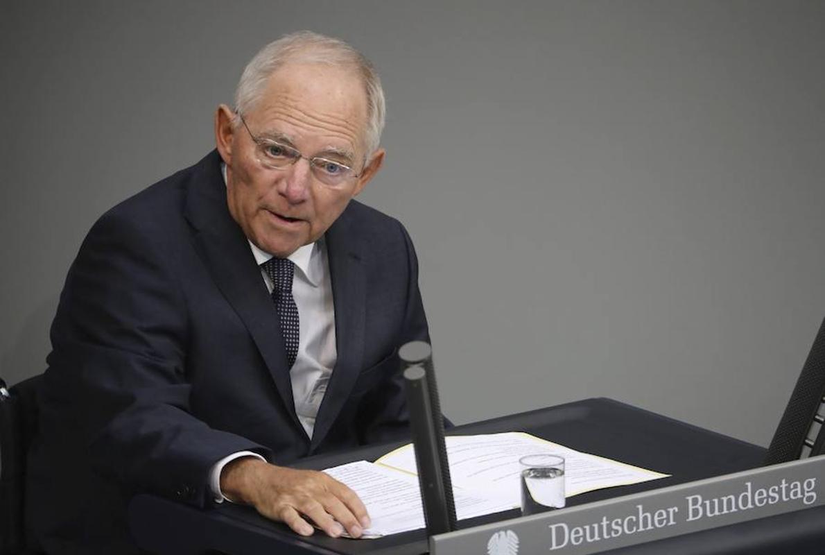 Wolfgang Schäuble, ministro alemán de Finanzas