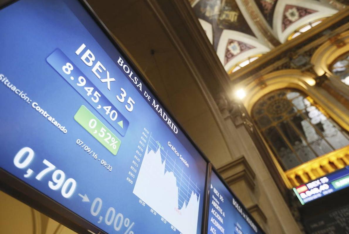 El Ibex recupera niveles de hace tres meses