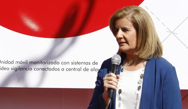 La ministra de Empleo en funciones, Fátima Báñez
