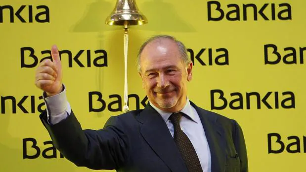 Rodrigo Rato durante la salida a Bolsa de Bankia