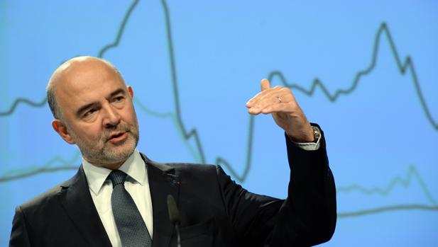 El comisario Moscovici, esta semana en Bruselas durante la presentación de las previsiones económicas