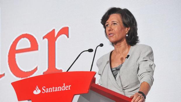 La presidenta del Banco Santander, Ana Botín