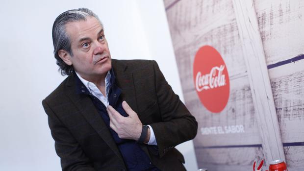 Marcos de Quinto, vicepresidente de Coca-Cola, durante una entrevista