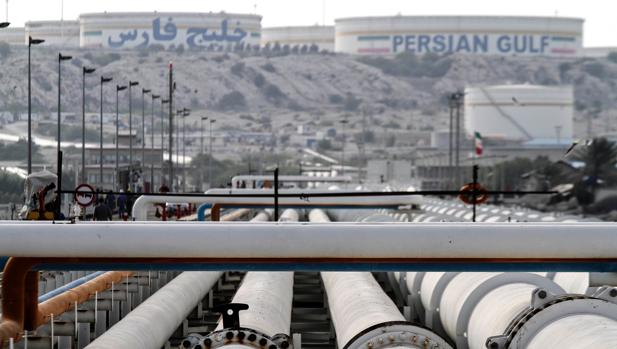 Instalaciones petrolíferas en el Golfo Pérsico