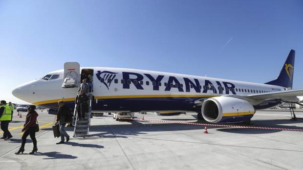 Avión de Ryanair