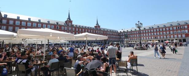 Turistas en Madrid