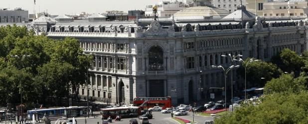 Fachada del Banco de España en Madrid