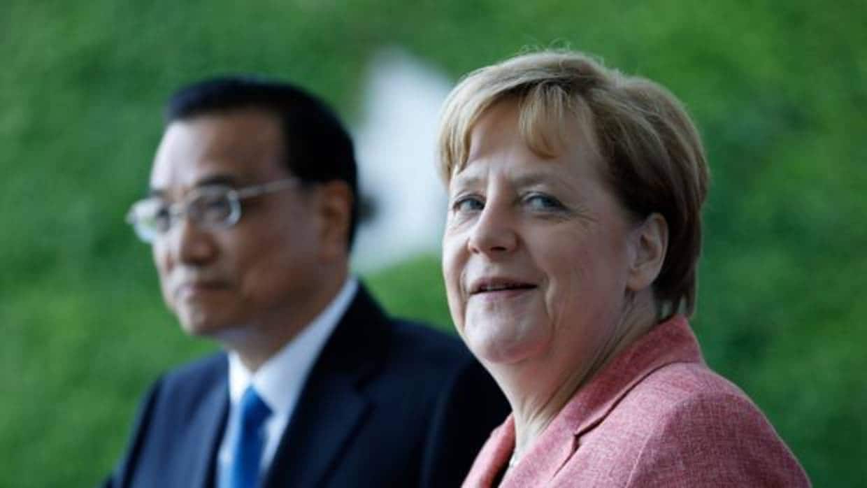 La canciller alemana, Angela Merkel, este miércoles en Berlín