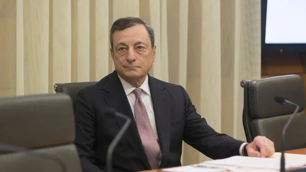 Mario Draghi, durante su intervención en un Foro en España
