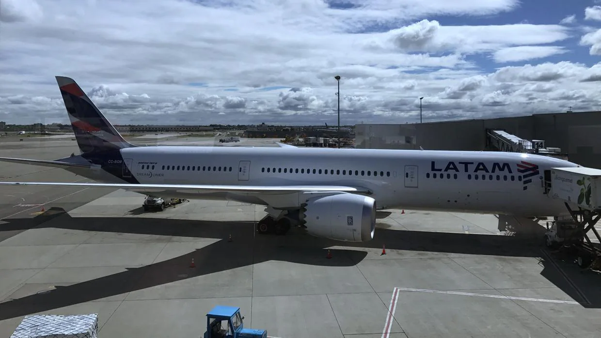Avión de la Latam Airlines Boeing