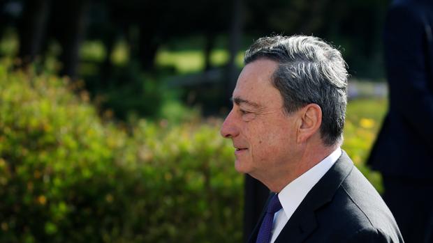 Mario Draghi, este viernes en Portugal