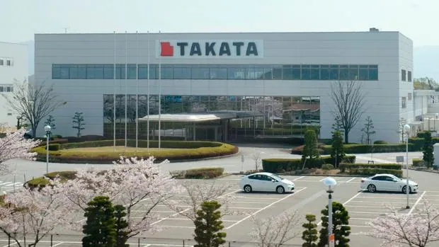 Imagen de las instalaciones de la empresa japonesa de airgbag, Takata