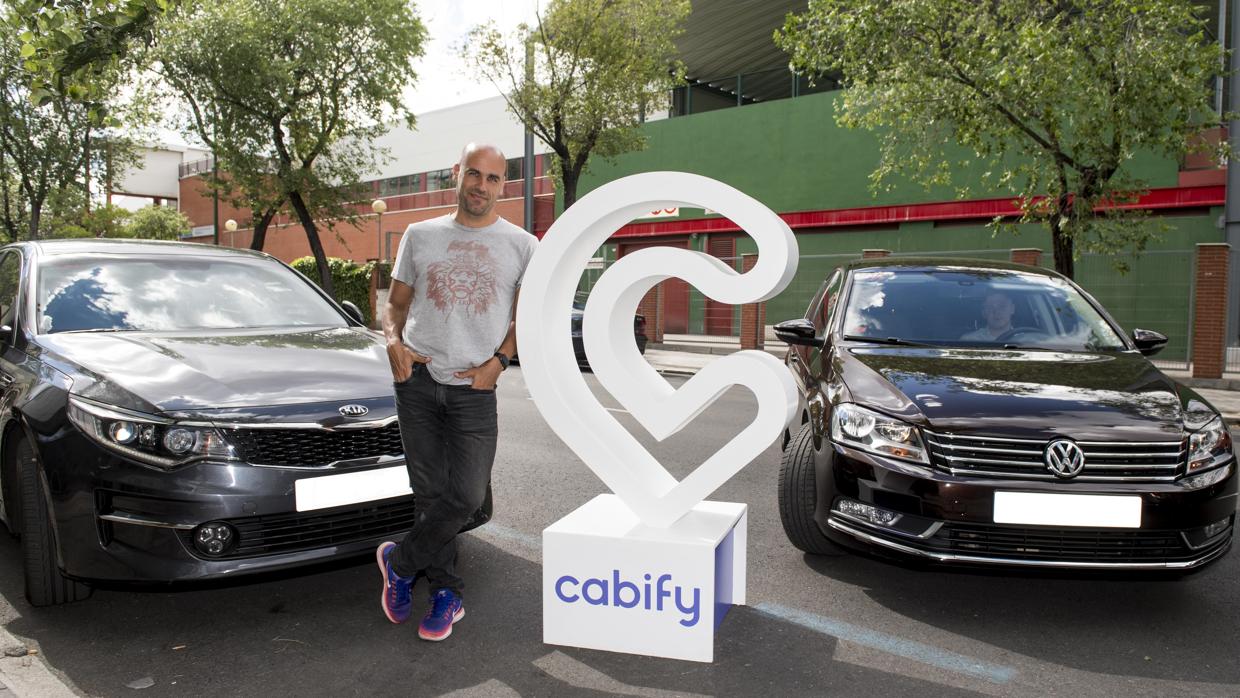 Mariano Silveyra, director general de Cabify España, durante la entrevista con ABC