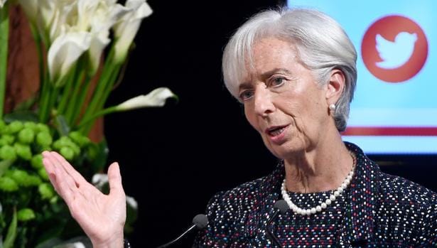 Chirstine Lagarde, directora gerente del FMI