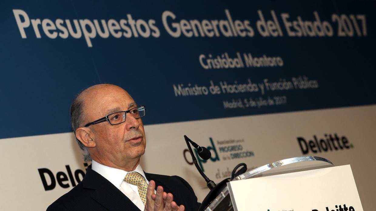 El ministro de Hacienda, Cristóbal Montoro