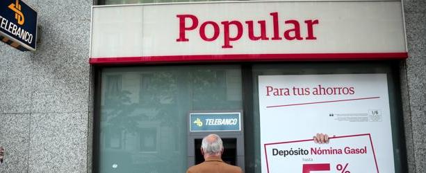 Oficina de Banco Popular en Madrid