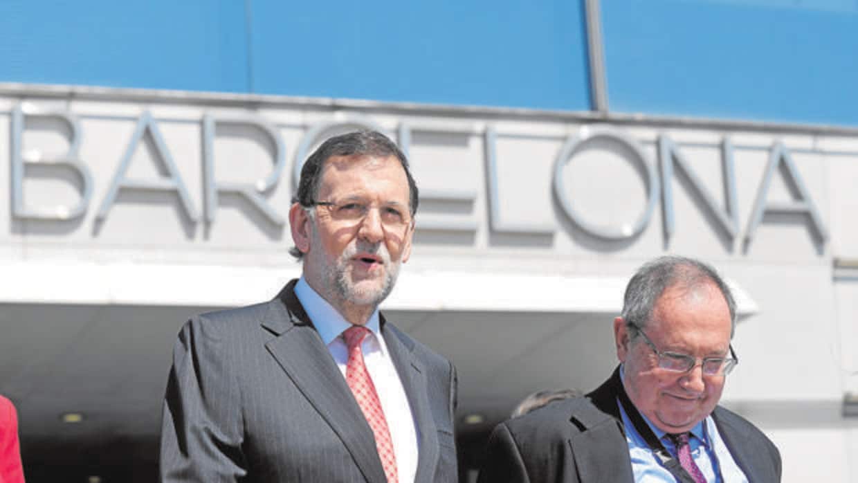 Mariano Rajoy, junto a José Luis Bonet