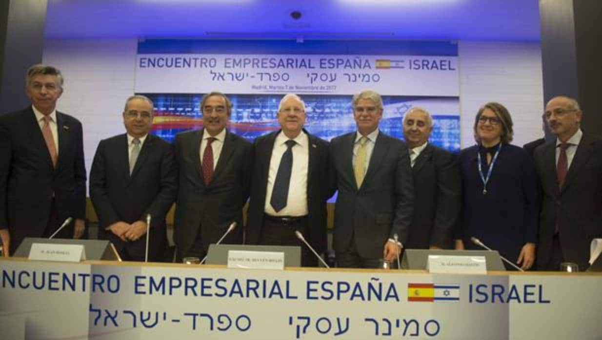 Foto de familia del encuentro de empresarios España e Israel