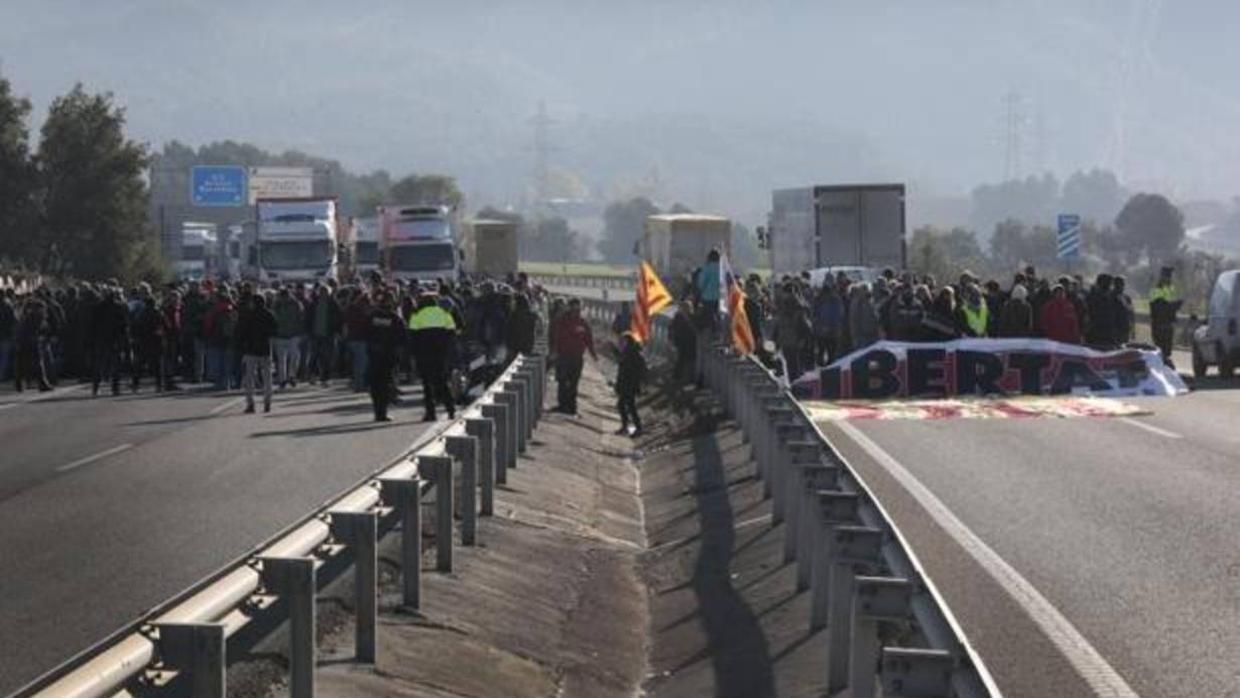 Jornada de huelga en Cataluña el pasado 8 de noviembre