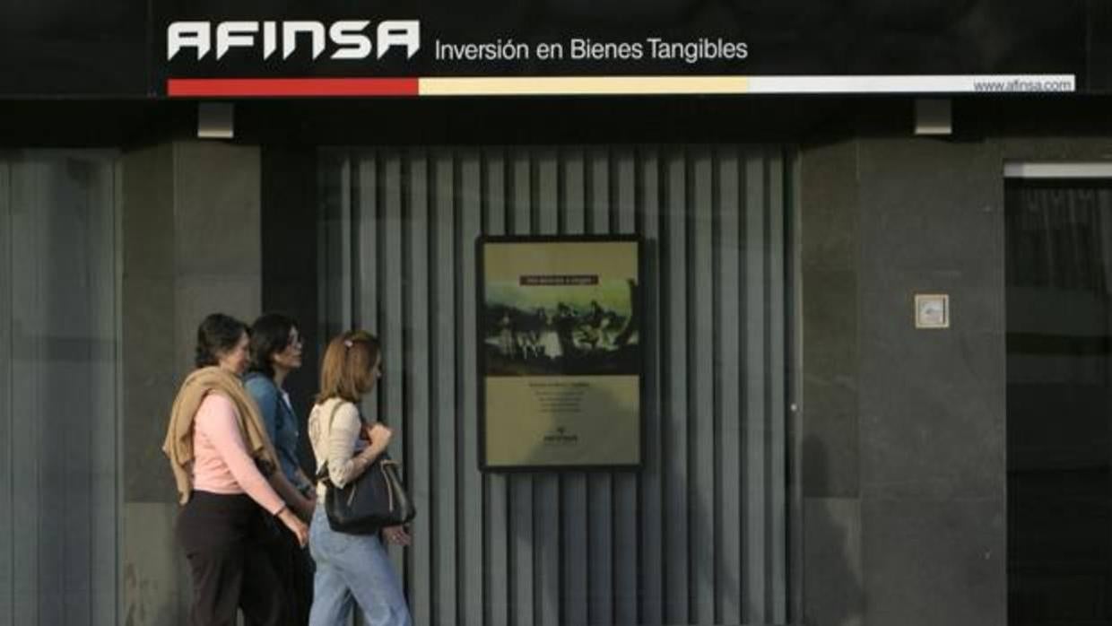 Una de las oficinas de Afinsa