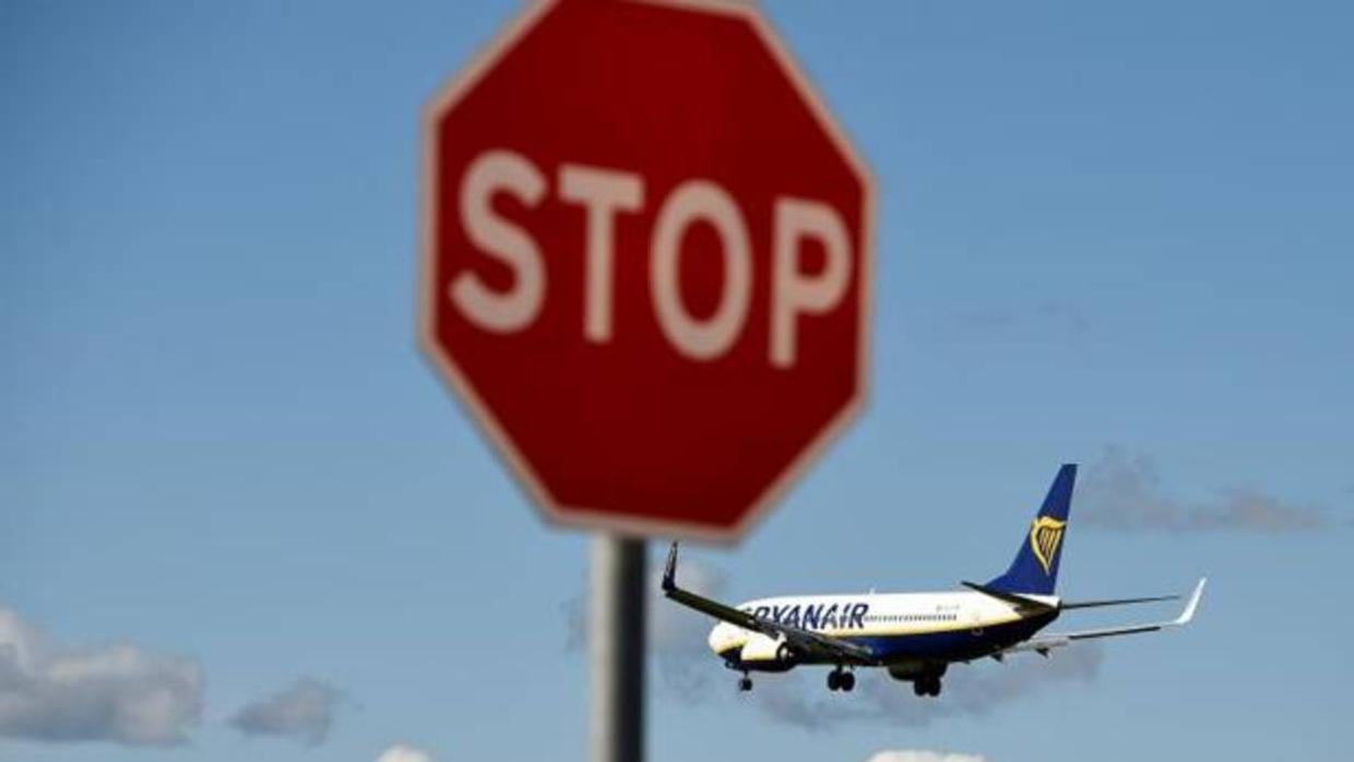 Avión de Ryanair