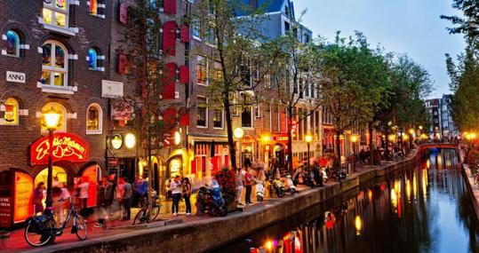 Instantánea de los canales de la ciudad holandesa