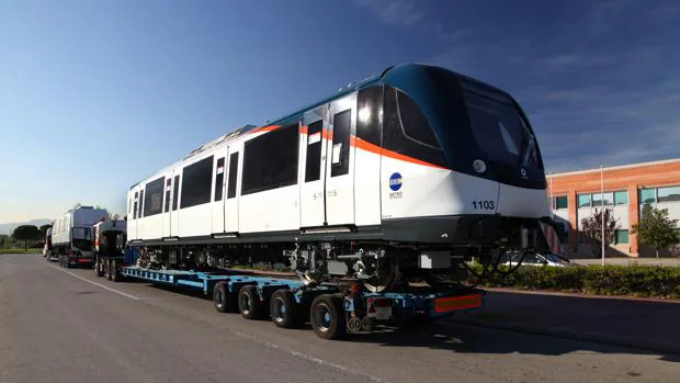 Alstom envía el primer tren para la línea 2 del metro de Panamá fabricado en Barcelona