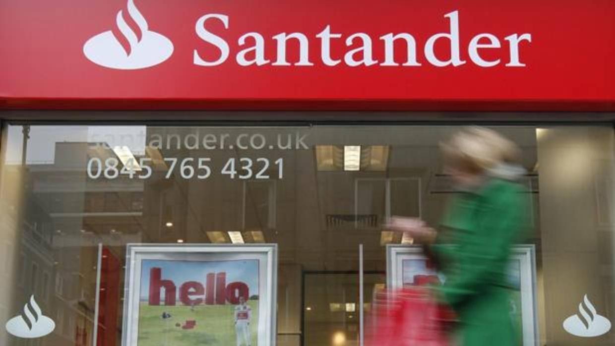 Oficina del Banco Santander en Londres