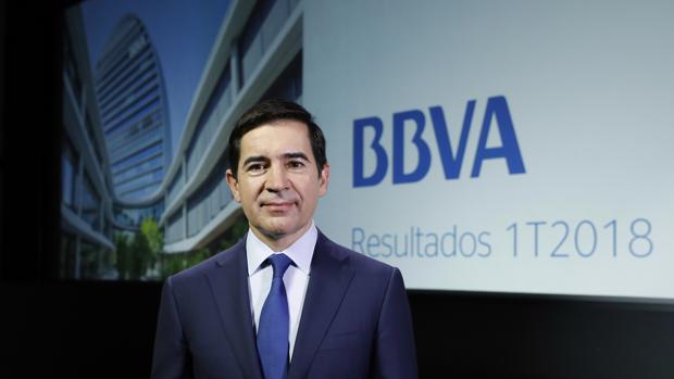 BBVA gana 1.340 millones, un 12% más, y España aporta de nuevo la cuarta parte del beneficio