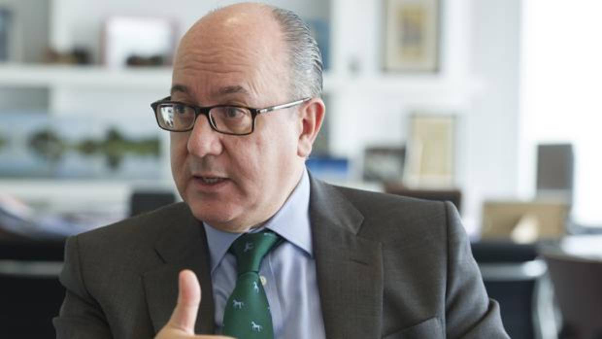 El presidente de la Asociación Española Bancaria (AEB), José María Roldán