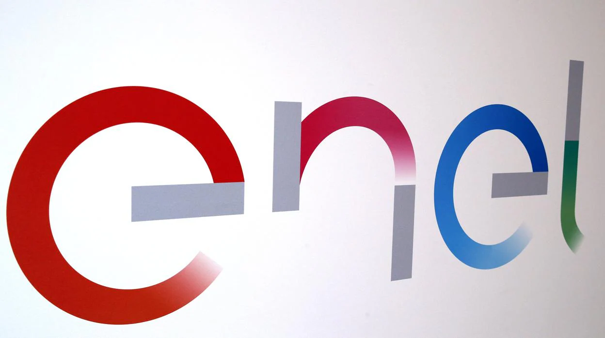 El logotipo de la empresa italiana Enel