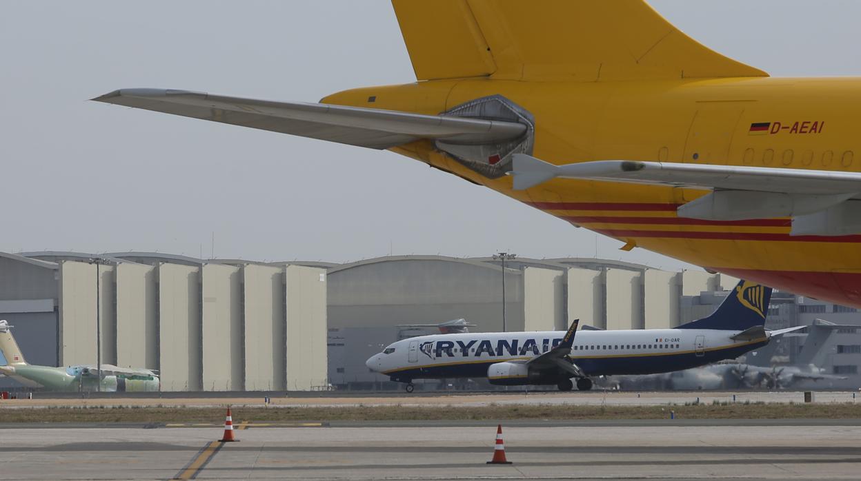 Avión de Ryanair