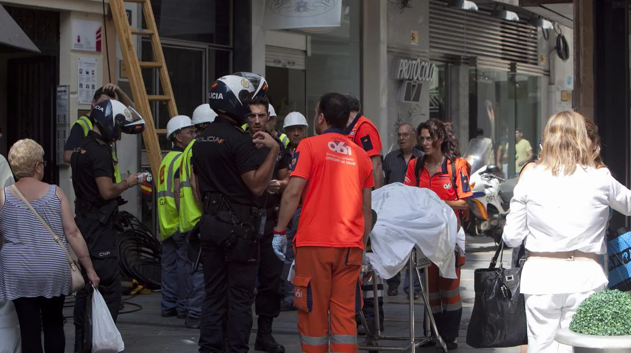 Imagen de archivo de un accidente laboral en Córdoba