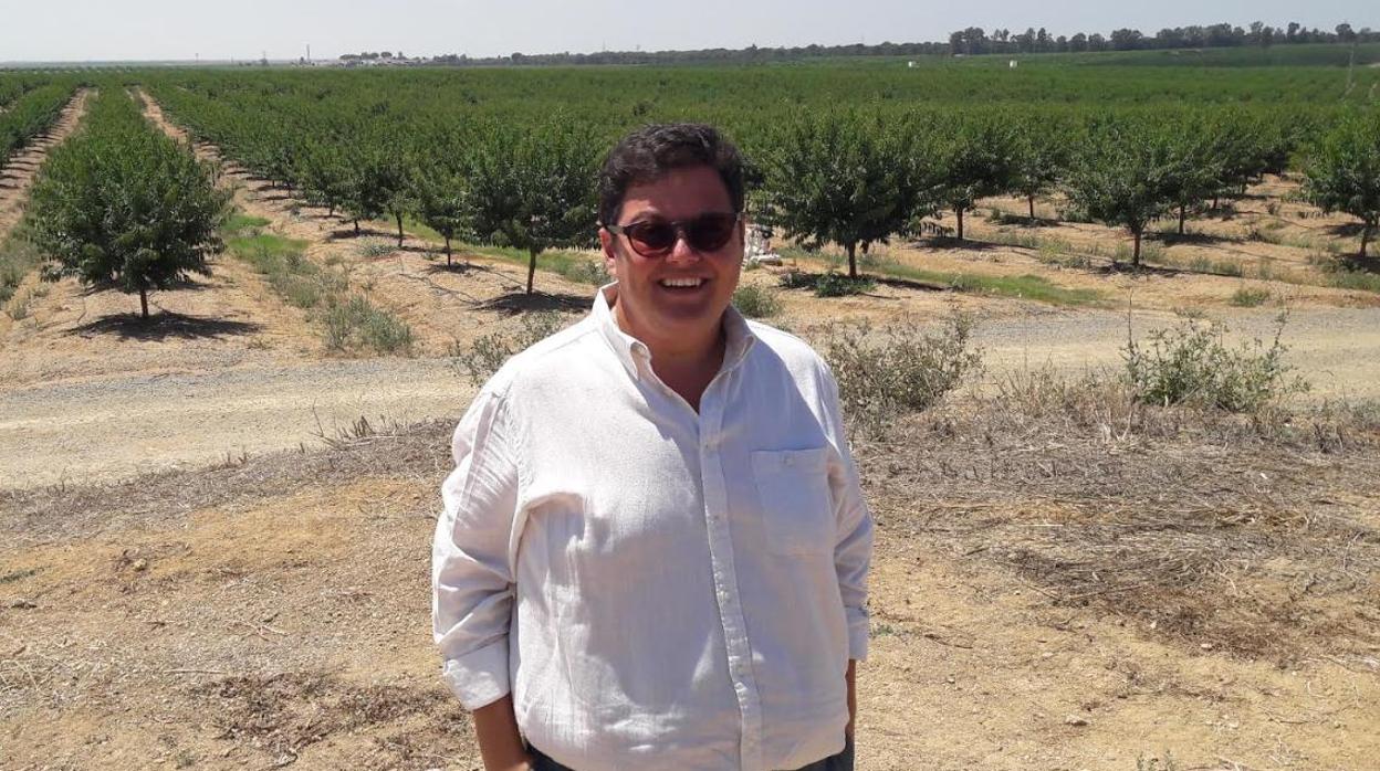 Iván Romero en la finca Las Manchas de Villamanrique