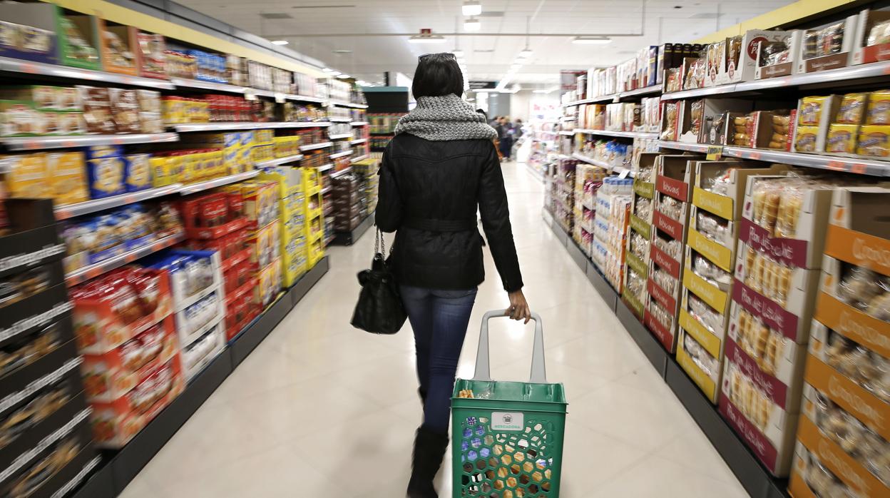una imagen de un supermercado en Valencia
