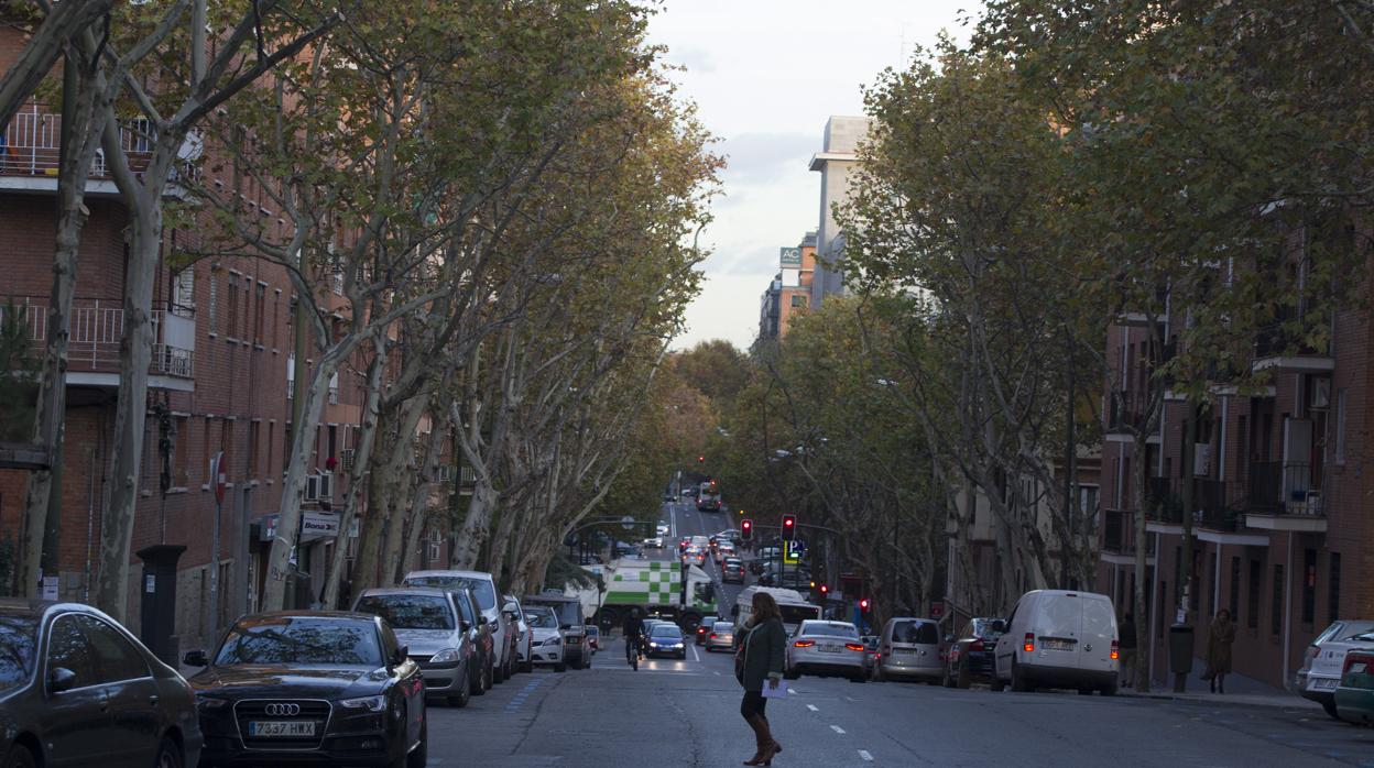 Imagen del Barrio de Tetuán por la zona de General Yagüe