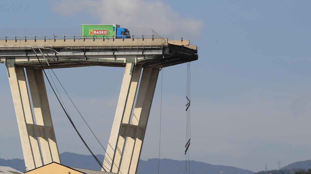 Puente de Morandi, en Génova